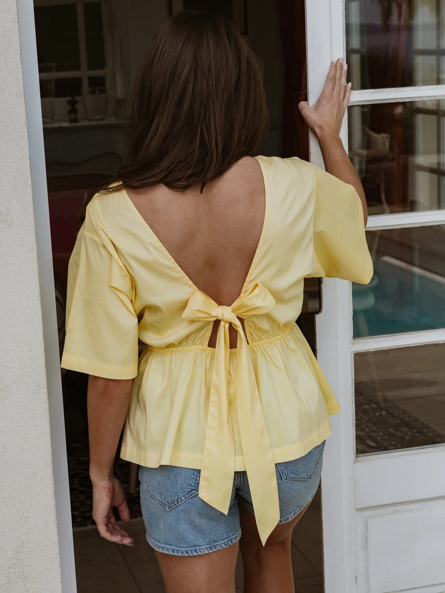 VMLOTUS Top - Pale Banana